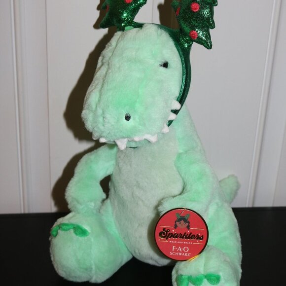 FAO Schwarz Other - F.A.O Schwartz T-rex Sparklers wear and share with removeable tree headband new